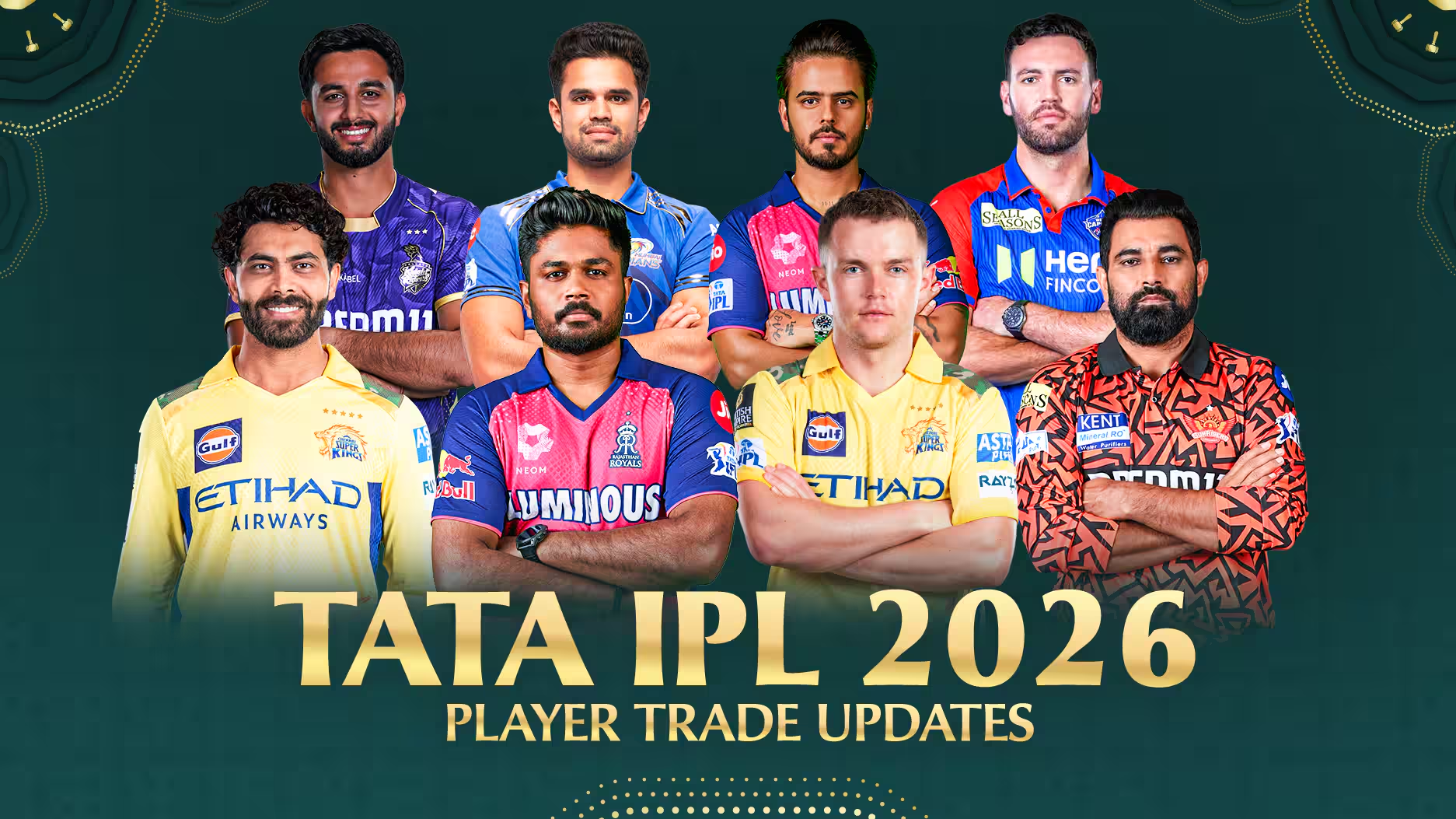 IPL 2026 all teams and captains - Tiger365